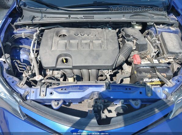 2T1BURHEXJC031412 2018 TOYOTA COROLLA Blue Հետևի տեսք