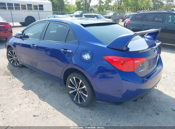 2T1BURHEXJC031412 2018 TOYOTA COROLLA Blue Հետևի ձախ