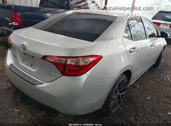2T1BURHEXJC037503 2018 TOYOTA COROLLA Серый Задняя правая четверть