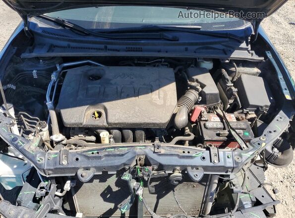 2T1BURHEXJC039851 2018 TOYOTA COROLLA Blue Вид задньої частини салону