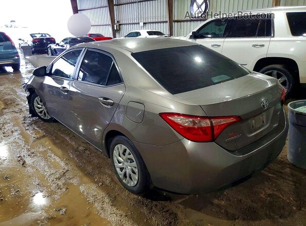 2T1BURHEXJC052809 2018 TOYOTA COROLLA Brown Задня ліва чверть