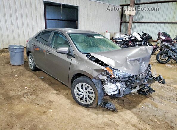 2T1BURHEXJC052809 2018 TOYOTA COROLLA Brown Передня права чверть