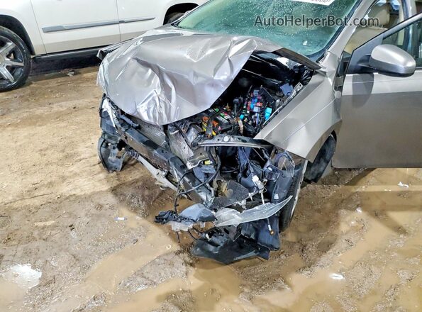 2T1BURHEXJC052809 2018 TOYOTA COROLLA Brown Вид задньої частини салону