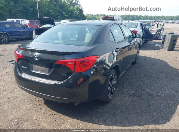 2T1BURHEXJC053913 2018 TOYOTA COROLLA Black Задня права чверть