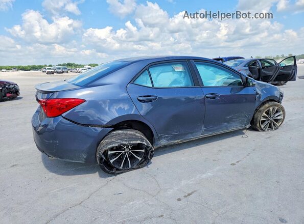 2T1BURHEXJC054074 2018 TOYOTA COROLLA Blue Задня права чверть