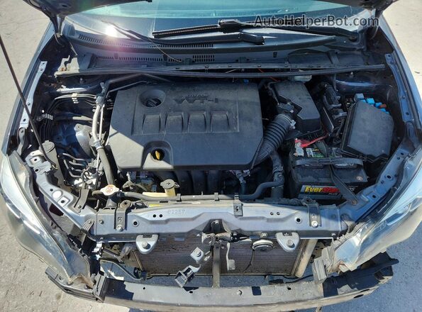 2T1BURHEXJC054074 2018 TOYOTA COROLLA Blue Вид задньої частини салону