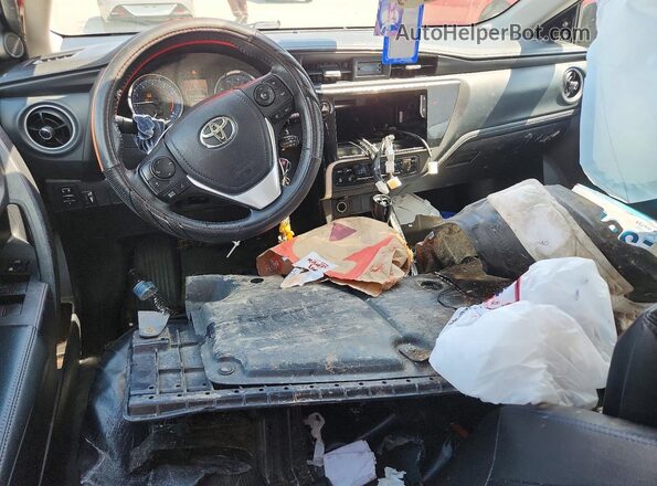 2T1BURHEXJC054074 2018 TOYOTA COROLLA Blue Вид панелі приладів