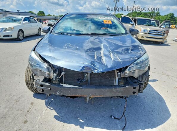 2T1BURHEXJC054074 2018 TOYOTA COROLLA Blue Вид спереду
