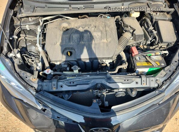 2T1BURHEXJC074230 2018 TOYOTA COROLLA Black Սալոնի հետևի տեսք