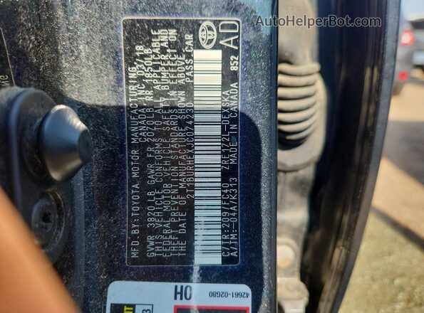 2T1BURHEXJC074230 2018 TOYOTA COROLLA Black Շարժիչի բաժամունքի տեսք
