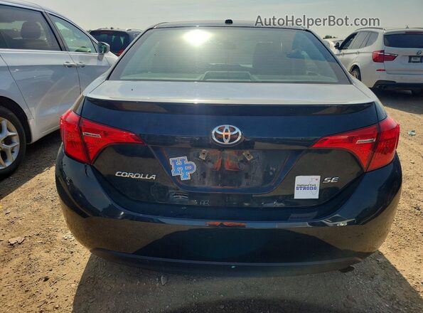 2T1BURHEXJC074230 2018 TOYOTA COROLLA Black Հետևի տեսք