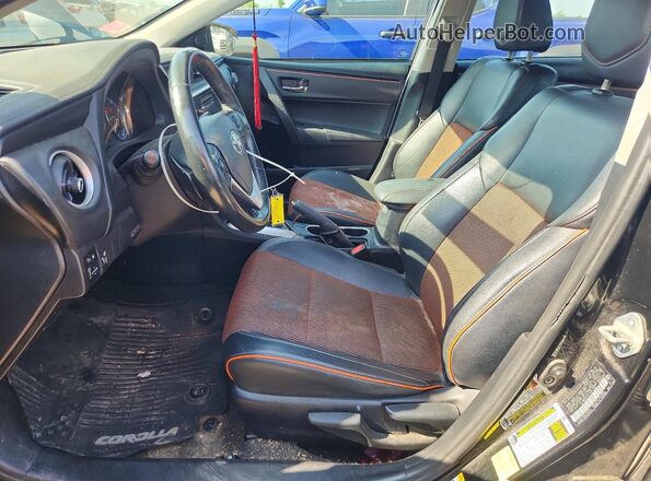 2T1BURHEXJC074230 2018 TOYOTA COROLLA Black Սալոնի դիմացի տեսք