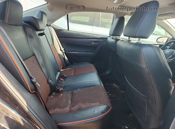 2T1BURHEXJC074230 2018 TOYOTA COROLLA Black Հետևի նստատեղերի տեսք