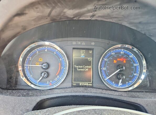 2T1BURHEXJC074230 2018 TOYOTA COROLLA Black Սարքավորումների վահանակի տեսք