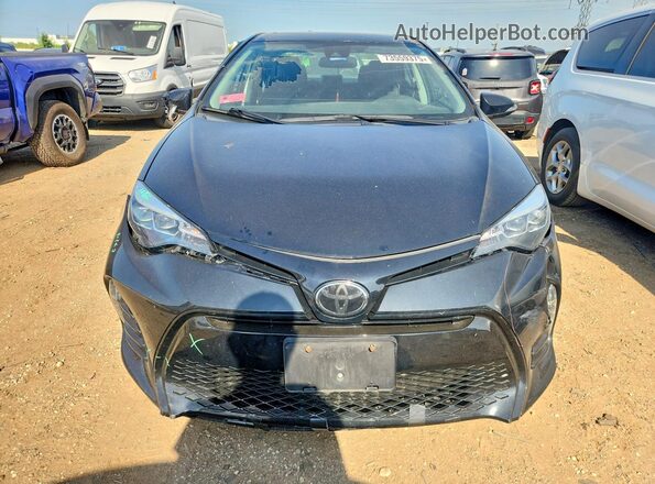 2T1BURHEXJC074230 2018 TOYOTA COROLLA Black Դիմացի տեսք