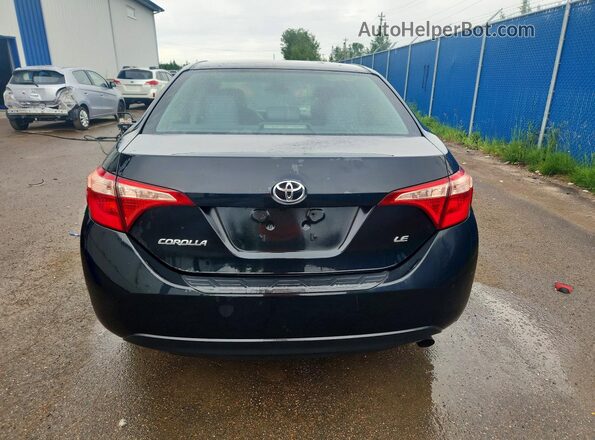 2T1BURHEXJC079704 2018 TOYOTA COROLLA Черный Вид сзади