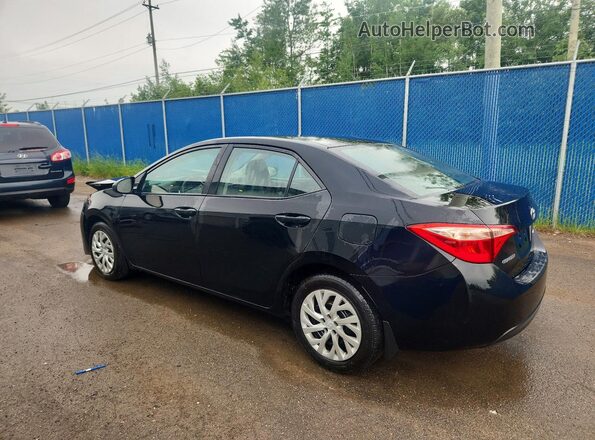 2T1BURHEXJC079704 2018 TOYOTA COROLLA Черный Задняя левая четверть