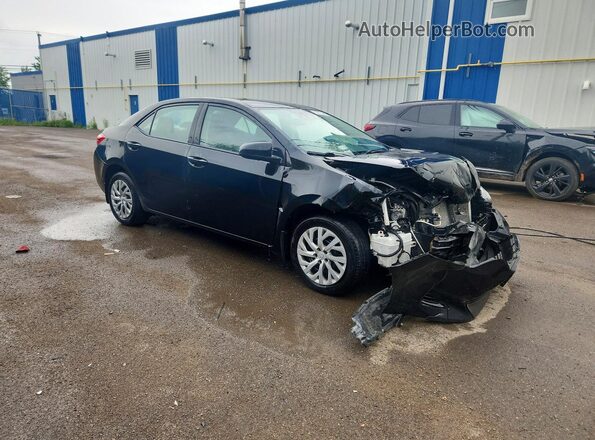 2T1BURHEXJC079704 2018 TOYOTA COROLLA Черный Передняя правая четверть