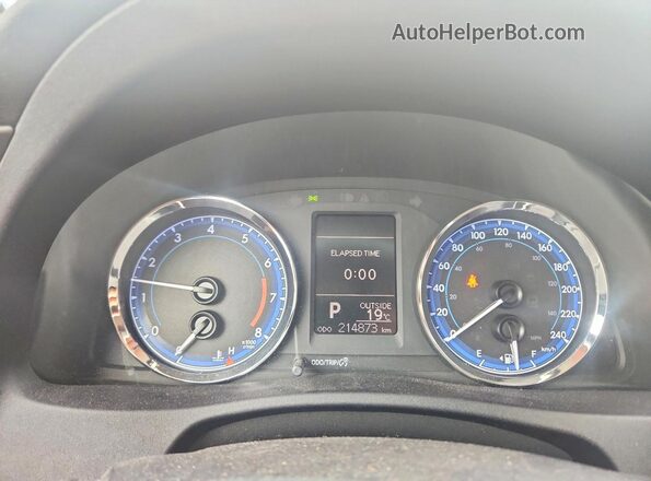 2T1BURHEXJC079704 2018 TOYOTA COROLLA Черный Вид щитка приборов