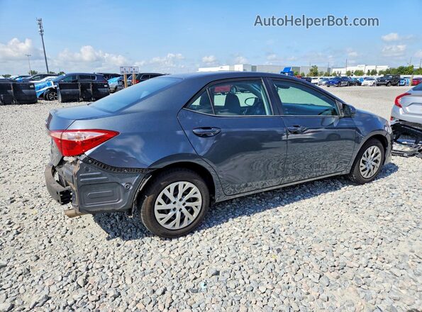 2T1BURHEXJC117061 2018 TOYOTA COROLLA Gray Rear right