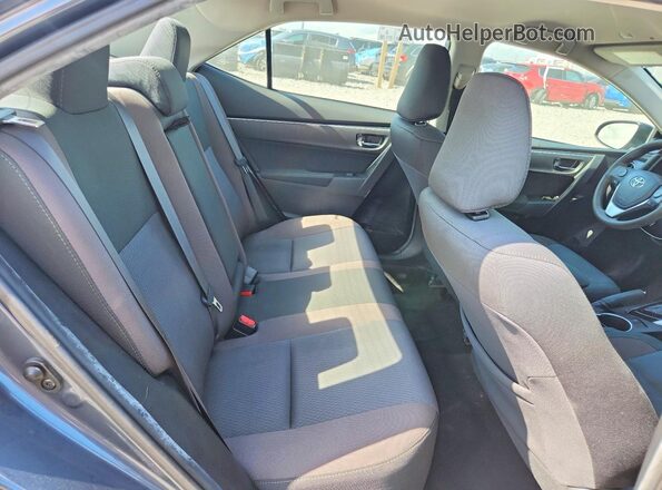 2T1BURHEXJC117061 2018 TOYOTA COROLLA Gray Rear seats view