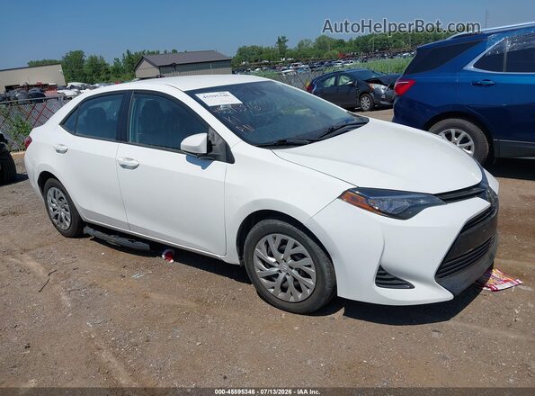2T1BURHEXJC123782 2018 TOYOTA COROLLA Белый Вид задней части салона