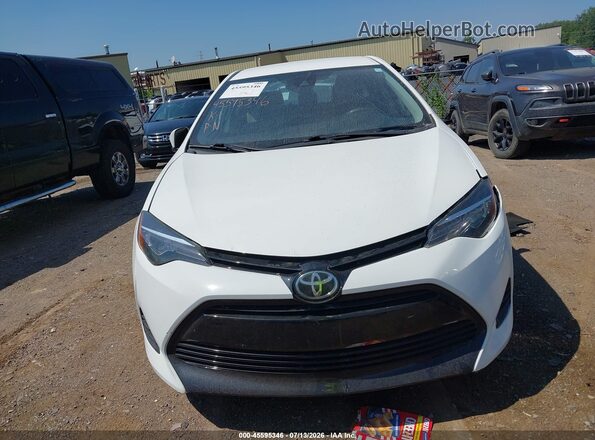 2T1BURHEXJC123782 2018 TOYOTA COROLLA Белый Вид щитка приборов