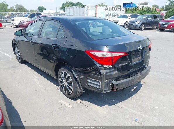 2T1BURHEXJC993015 2018 TOYOTA COROLLA Black Հետևի ձախ