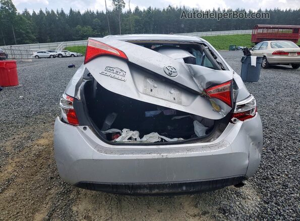 2T1BURHEXJC993421 2018 TOYOTA COROLLA Silver Вид ззаду
