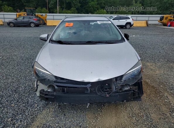 2T1BURHEXJC993421 2018 TOYOTA COROLLA Silver Вид спереду
