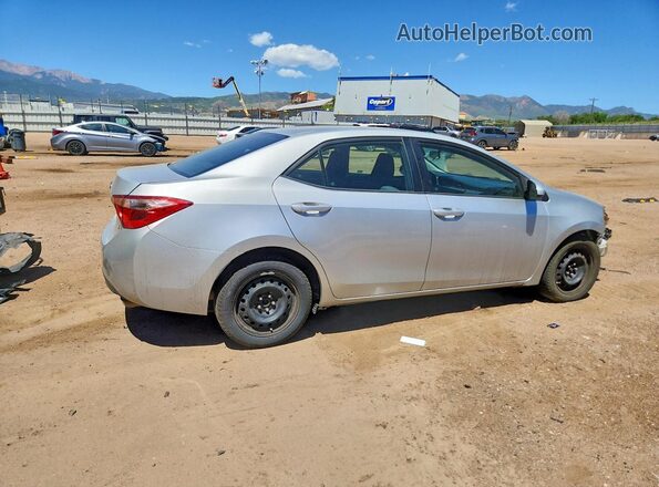 2T1BURHEXKC130796 2019 TOYOTA COROLLA Silver Задня права чверть