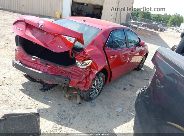 2T1BURHEXKC140762 2019 TOYOTA COROLLA Red Հետևի աջ