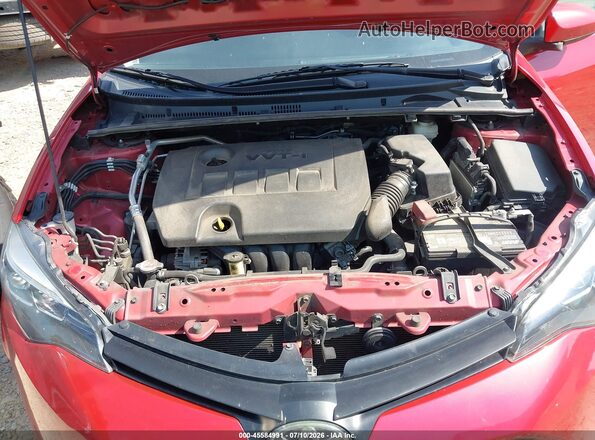 2T1BURHEXKC140762 2019 TOYOTA COROLLA Red Հետևի տեսք