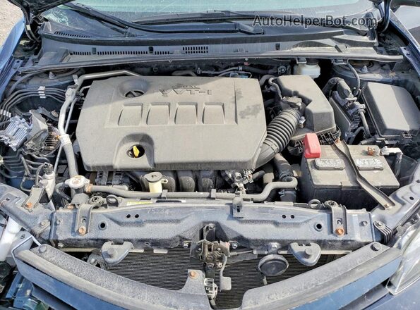 2T1BURHEXKC146951 2019 TOYOTA COROLLA Teal Вид задньої частини салону