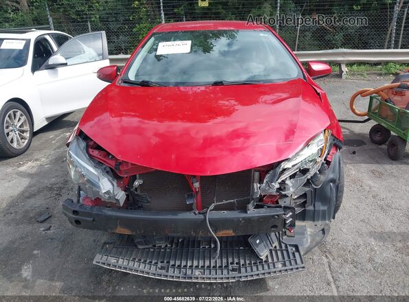 2T1BURHEXKC147128 2019 TOYOTA COROLLA Red Widok wnętrza z tyłu