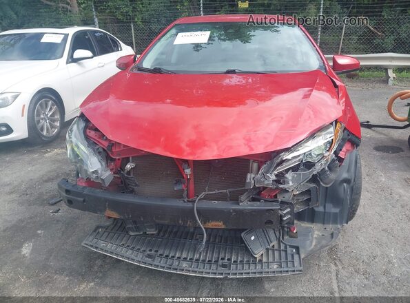 2T1BURHEXKC147128 2019 TOYOTA COROLLA Red Widok z przodu