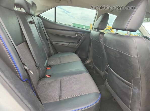 2T1BURHEXKC176001 2019 TOYOTA COROLLA White Вид задніх сидінь