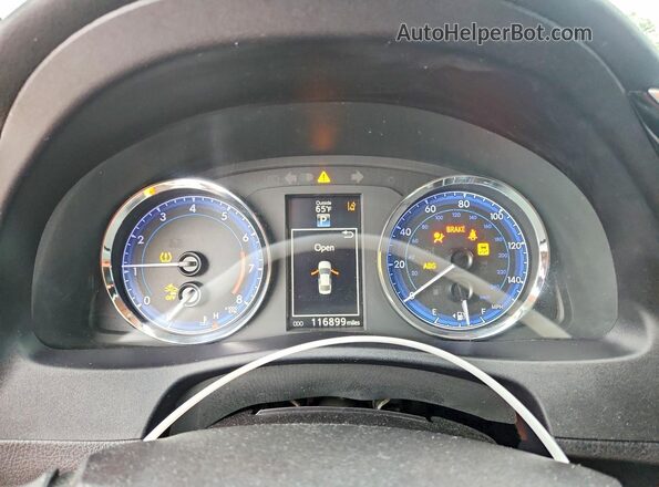 2T1BURHEXKC177097 2019 TOYOTA COROLLA White Widok zestawu wskaźników
