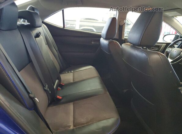 2T1BURHEXKC181473 2019 TOYOTA COROLLA Blue Հետևի նստատեղերի տեսք