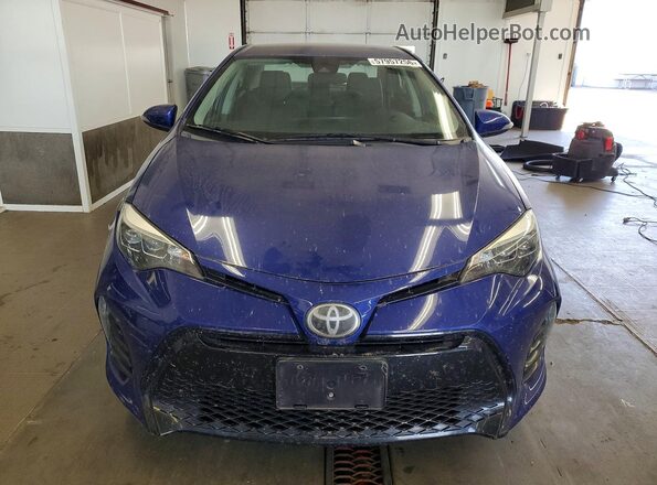 2T1BURHEXKC181473 2019 TOYOTA COROLLA Blue Դիմացի տեսք