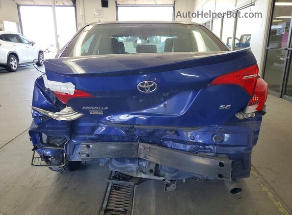 2T1BURHEXKC181473 2019 TOYOTA COROLLA Blue Հետևի տեսք