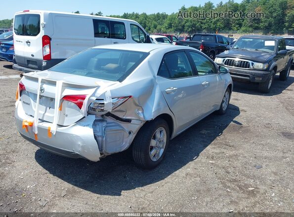 2T1BURHEXKC197222 2019 TOYOTA COROLLA Серебряный Задняя правая четверть