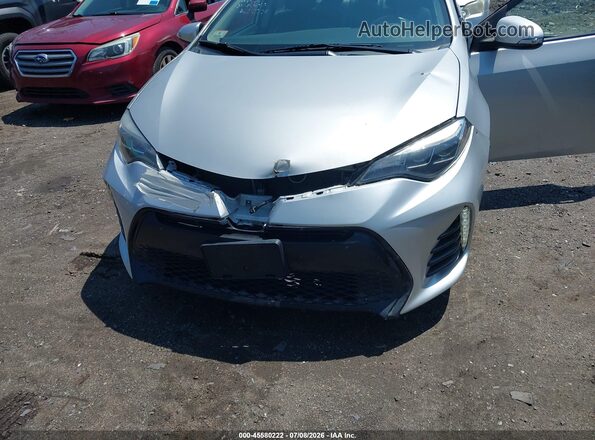 2T1BURHEXKC197222 2019 TOYOTA COROLLA Серебряный Вид щитка приборов