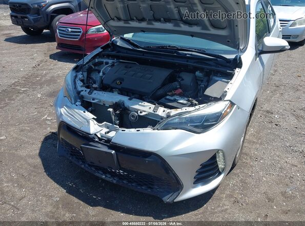 2T1BURHEXKC197222 2019 TOYOTA COROLLA Серебряный Вид сзади