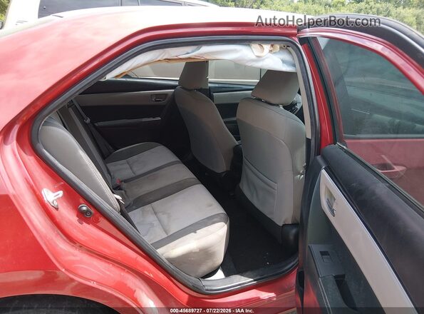 2T1BURHEXKC202063 2019 TOYOTA COROLLA Red Widok naklejki z numerem VIN