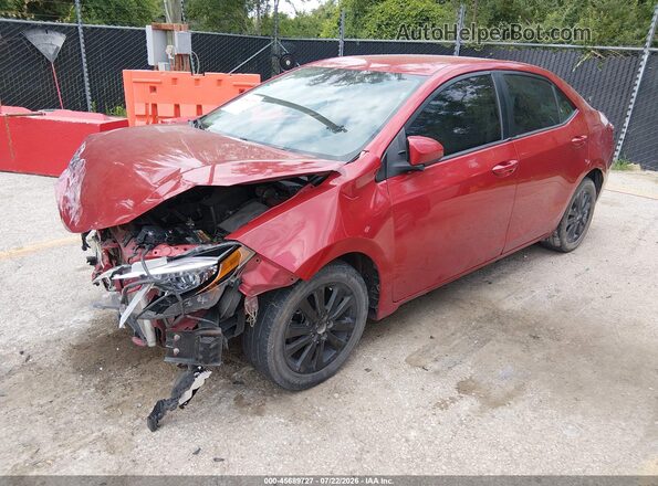 2T1BURHEXKC202063 2019 TOYOTA COROLLA Red Przód lewy
