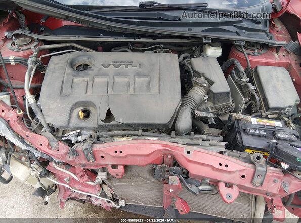 2T1BURHEXKC202063 2019 TOYOTA COROLLA Red Widok z tyłu