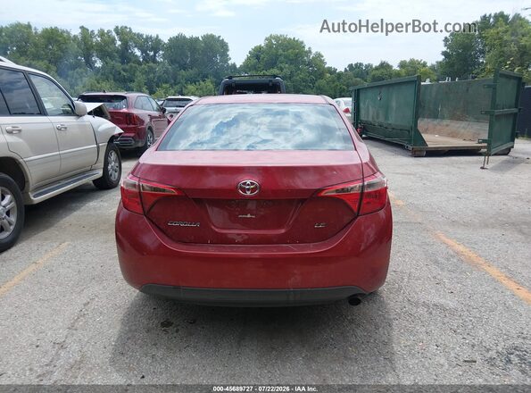 2T1BURHEXKC202063 2019 TOYOTA COROLLA Red 