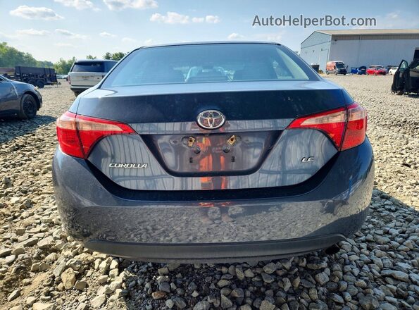 2T1BURHEXKC208297 2019 TOYOTA COROLLA Gray Հետևի տեսք