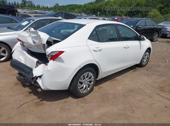2T1BURHEXKC225102 2019 TOYOTA COROLLA White უკანა მარჯვენა
